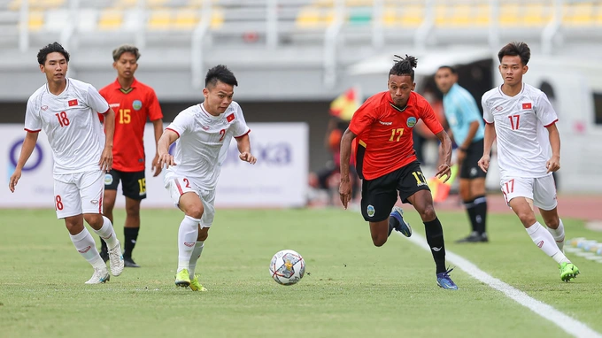 U20 Việt Nam thắng "4 sao" trước U20 Timor Leste