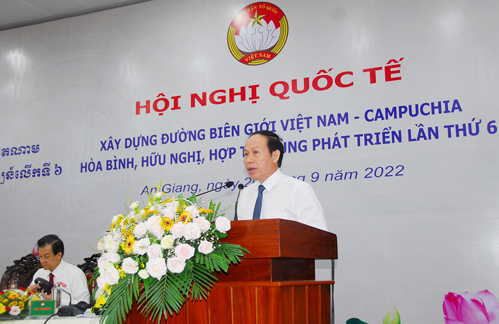 Xây dựng đường biên giới Việt Nam – Campuchia hòa bình hữu nghị, hợp tác cùng phát triển