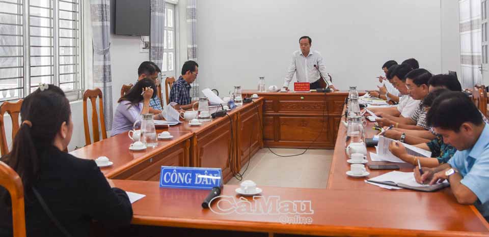 Cà Mau: Rà soát, xác định việc giao đất đối với từng trường hợp cụ thể