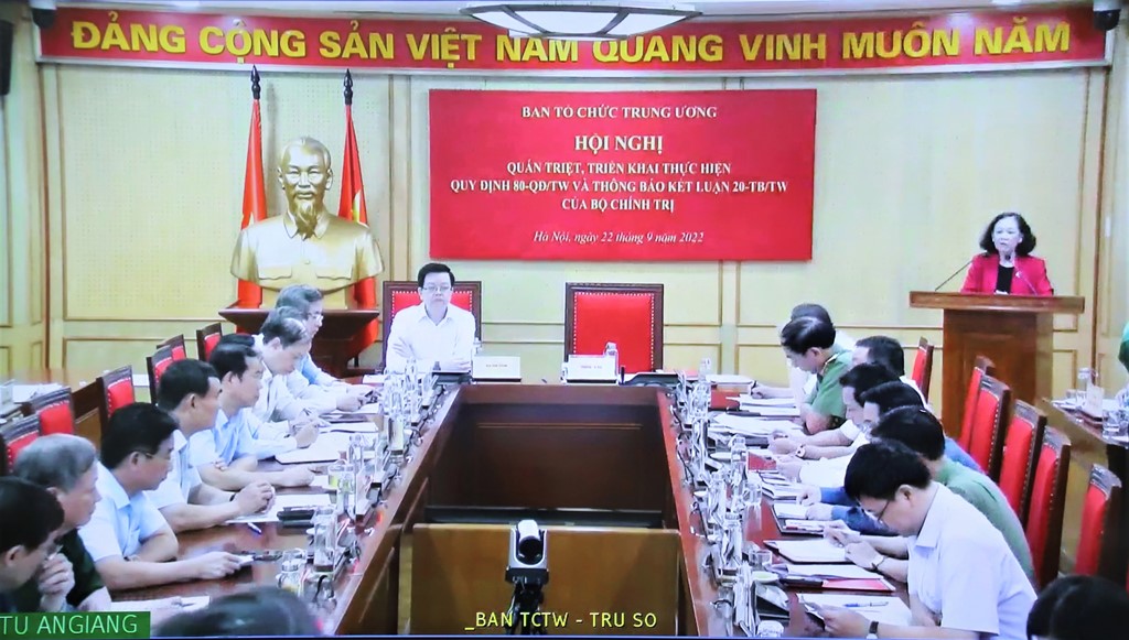 Ban Tổ chức Trung ương triển khai các văn bản về công tác cán bộ
