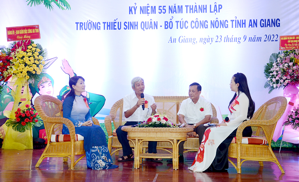Họp mặt kỷ niệm 55 năm thành lập Trường Thiếu sinh quân tỉnh An Giang