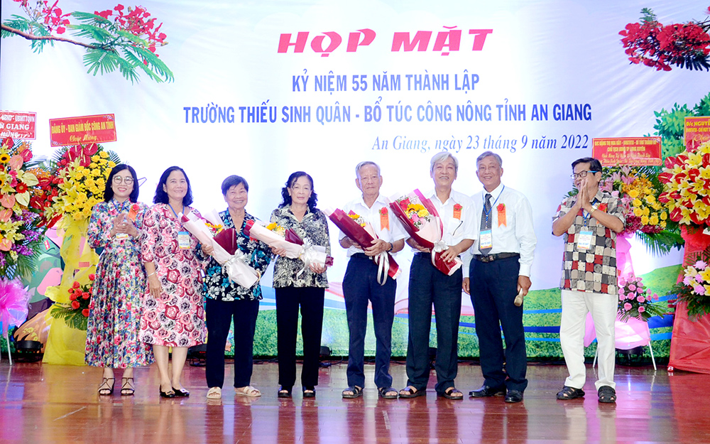 Họp mặt kỷ niệm 55 năm thành lập Trường Thiếu sinh quân tỉnh An Giang