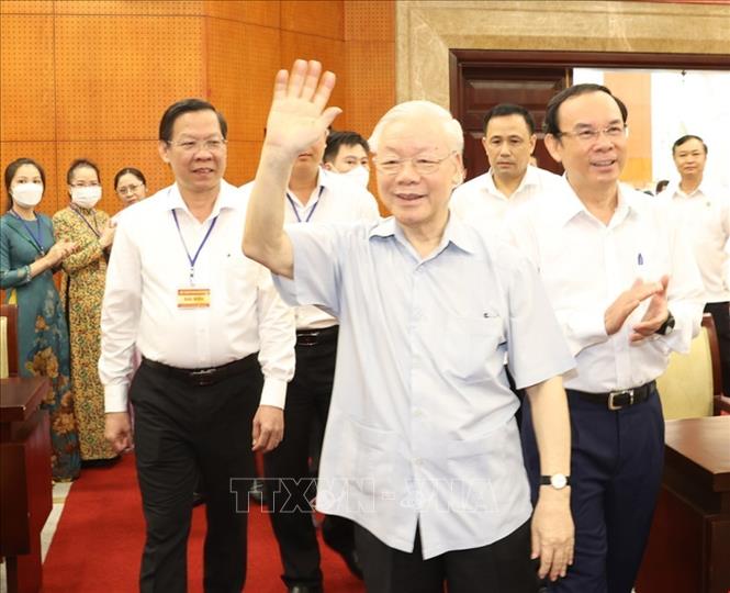 Tổng Bí thư: TP Hồ Chí Minh phát huy hơn nữa vai trò đầu tàu, động lực phát triển vùng Đông Nam Bộ và cả nước