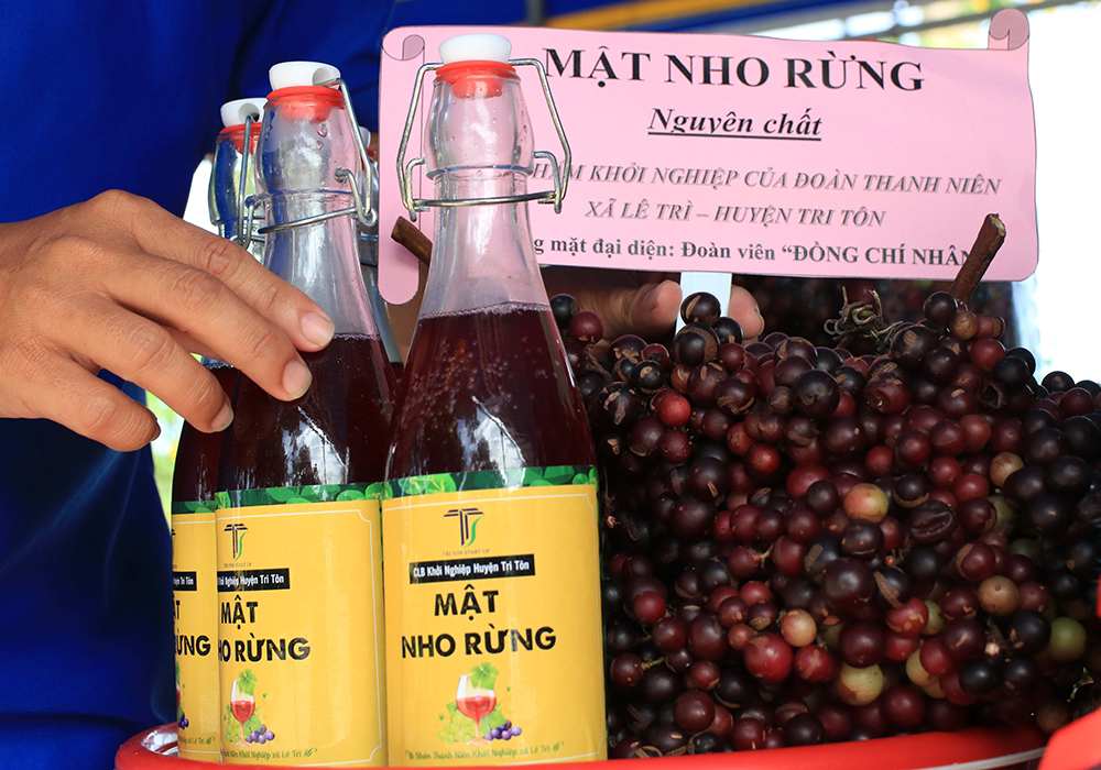 Nho rừng xuống núi
