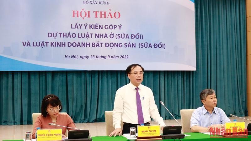 Góp ý vào dự thảo Luật Nhà ở và Luật Kinh doanh bất động sản sửa đổi