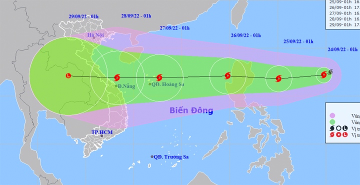 Bão Noru giật cấp 11, khả năng mạnh thêm khi đi vào Biển Đông