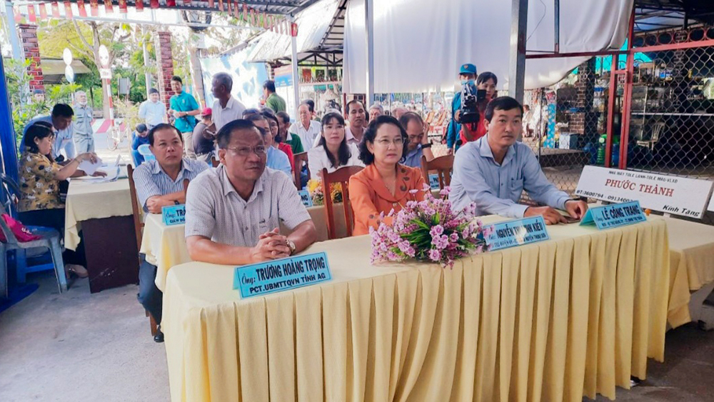 Bầu cử trưởng ấp, khóm, nhiệm kỳ 2022 – 2027 ở huyện Thoại Sơn