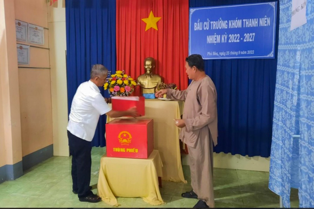 Bầu cử trưởng ấp, khóm, nhiệm kỳ 2022 – 2027 ở huyện Thoại Sơn