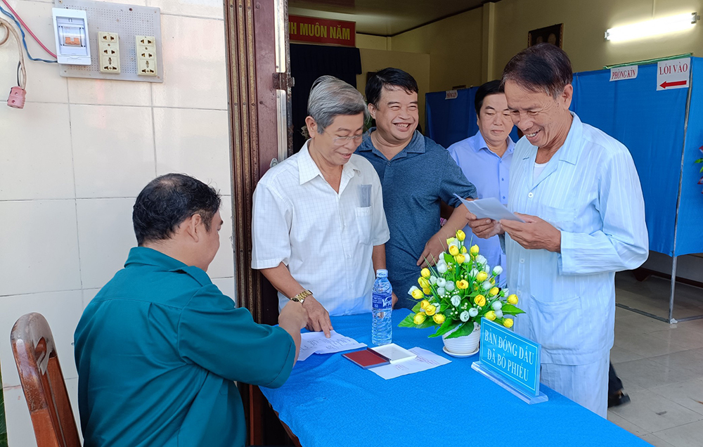 Bầu cử trưởng ấp, khóm, nhiệm kỳ 2022 – 2027 ở huyện Thoại Sơn