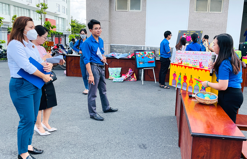 Sôi nổi Ngày hội sáng tạo trong thanh, thiếu niên TP. Long Xuyên