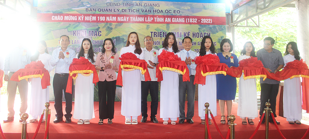 Triển lãm chuyên đề “Di tích quốc gia đặc biệt Óc Eo – Ba Thê qua 10 năm bảo tồn và phát huy giá trị”