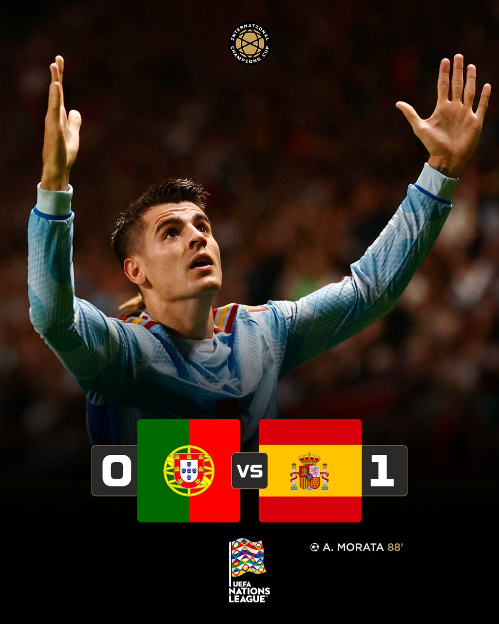 Morata làm lu mờ Ronaldo, Tây Ban Nha hạ gục Bồ Đào Nha