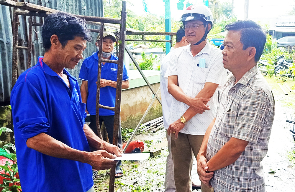 31 căn nhà ở Thoại Sơn bị sập, tốc mái do ảnh hưởng bão Noru