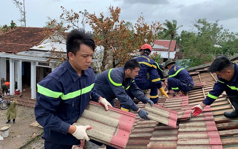 Thiệt hại do bão số 4 được hạn chế thấp nhất
