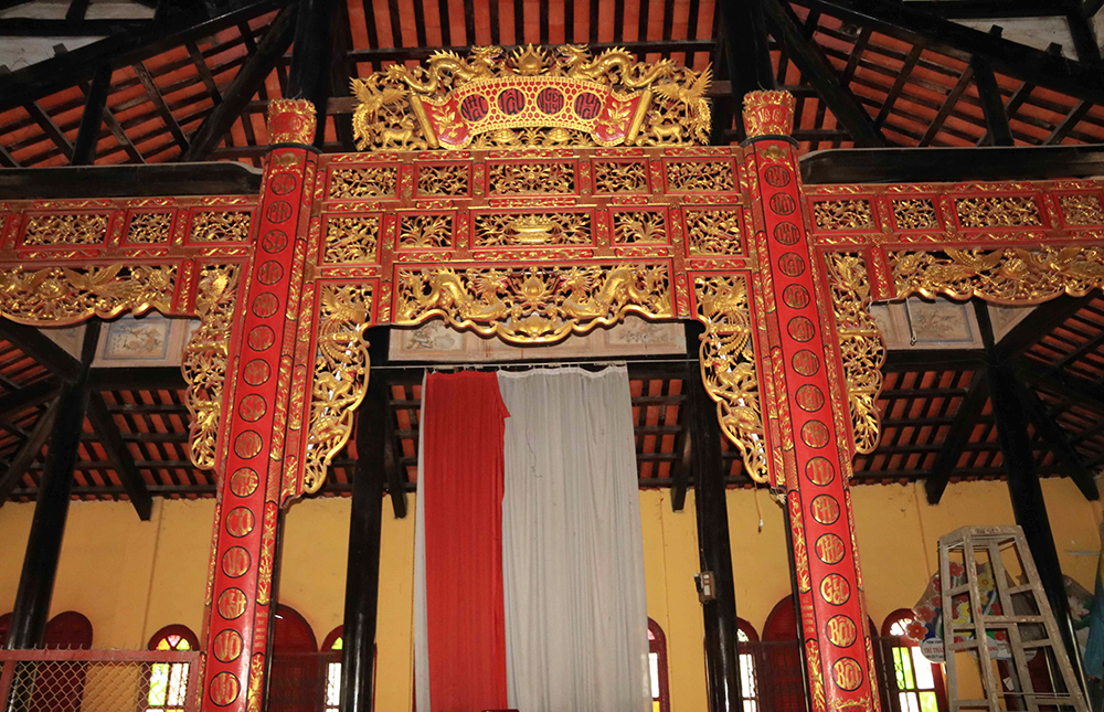 Đình cổ ở quê Bình Mỹ