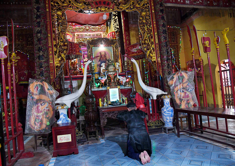 Đình cổ ở quê Bình Mỹ