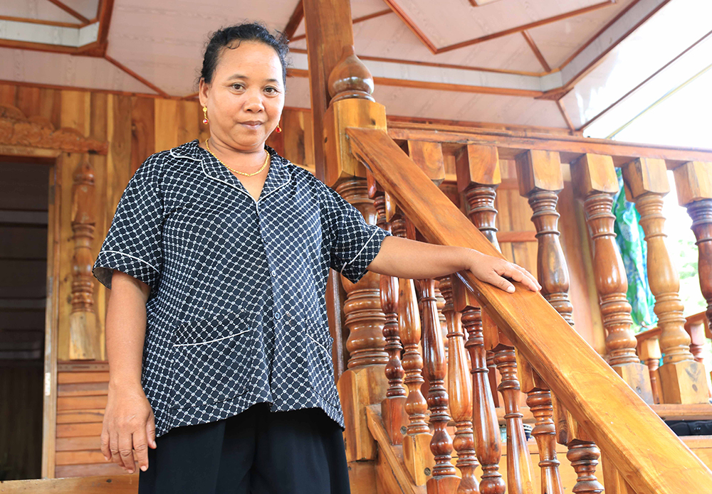 Căn nhà gỗ của ông Chau Song