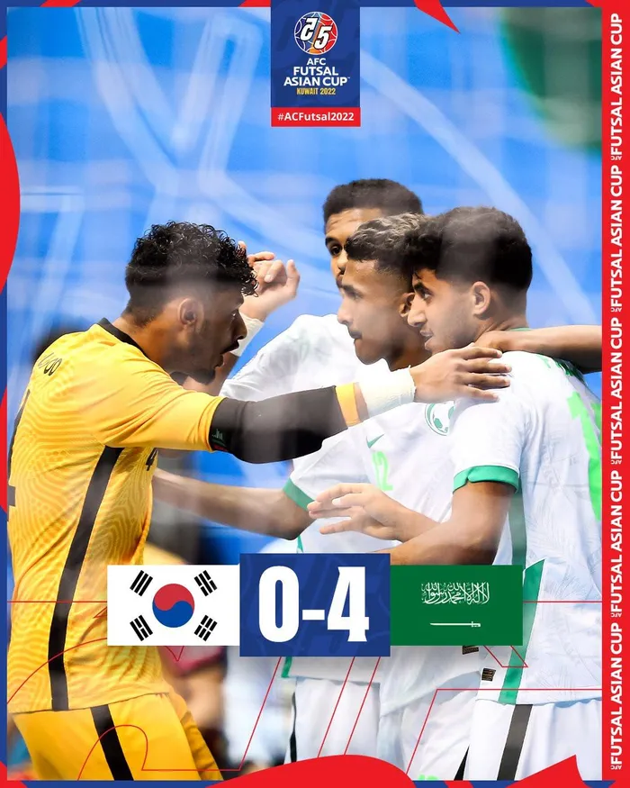 Hạ Hàn Quốc 4-0, Saudi Arabia đẩy tuyển futsal Việt Nam vào thế khó