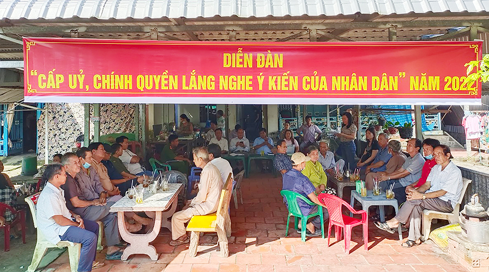 Thoại Sơn “lắng nghe dân nói”