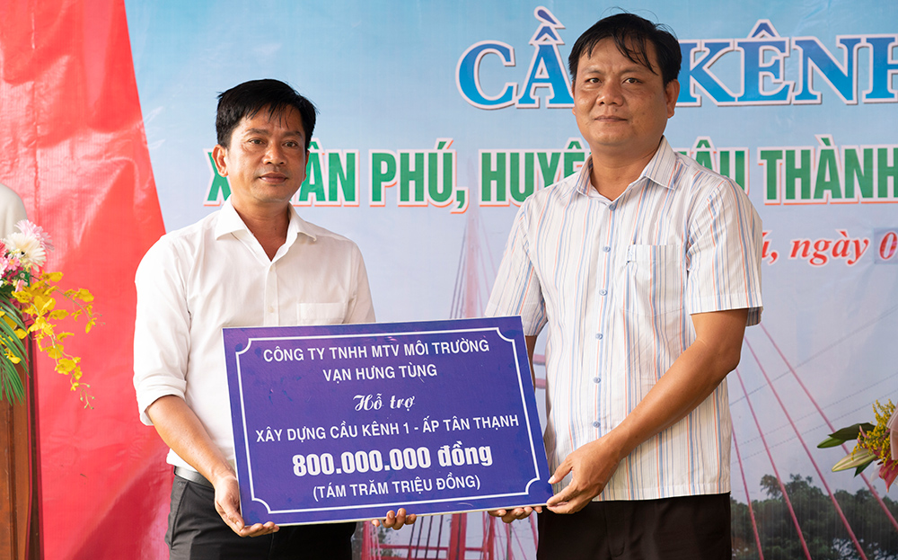 Khánh thành cầu Kênh 1