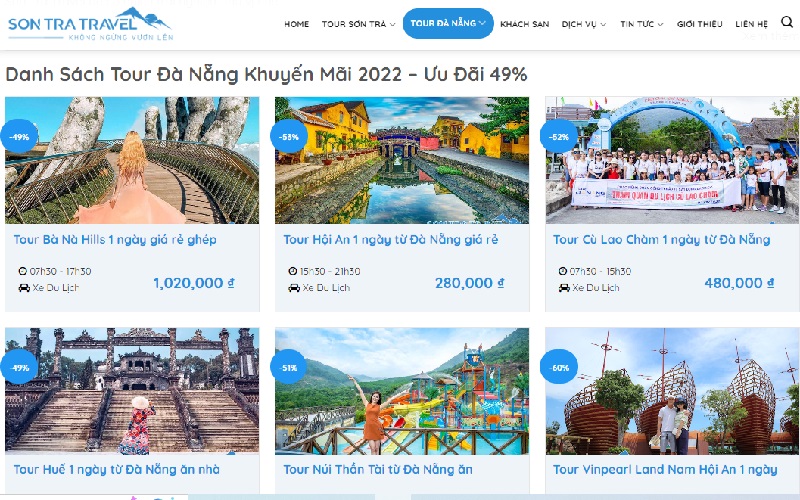 Đi du lịch Đà Nẵng tự túc giá rẻ nên tham khảo kinh nghiệm trên Sơn Trà Travel