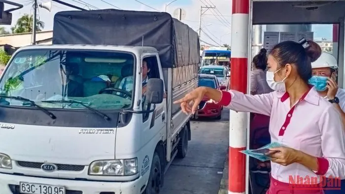 Mở thu phí trở lại tại trạm thu phí BOT Cai Lậy