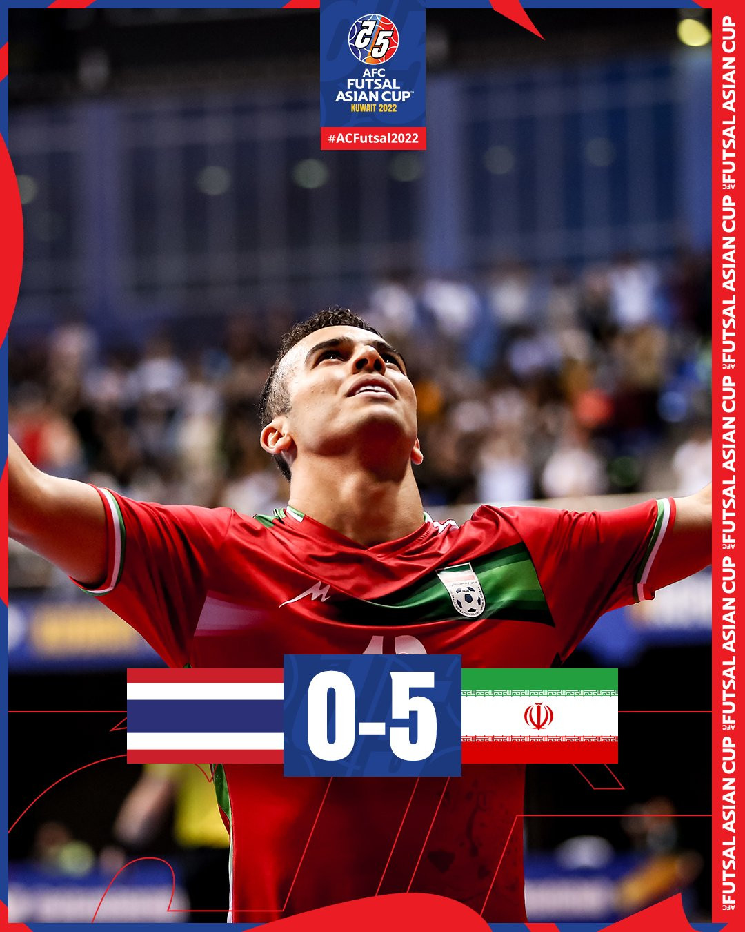 Xác định 2 đội vào chung kết Futsal châu Á 2022