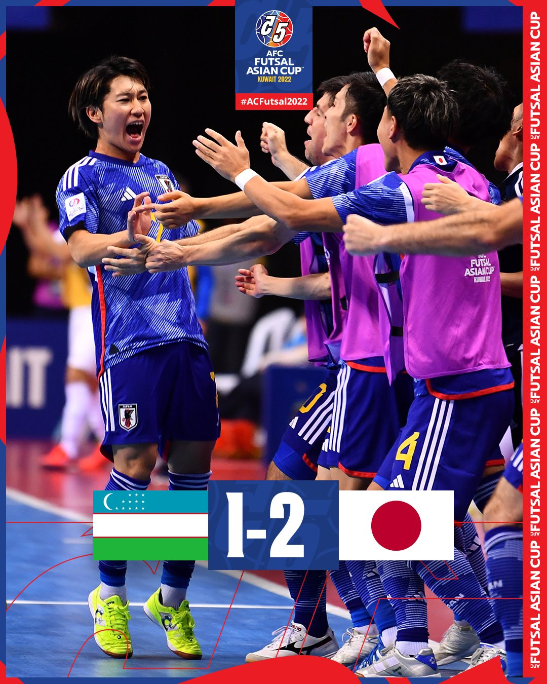 Xác định 2 đội vào chung kết Futsal châu Á 2022