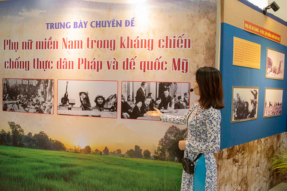Khai mạc trưng bày chuyên đề “Phụ nữ miền Nam trong kháng chiến chống thực dân Pháp và đế quốc Mỹ”