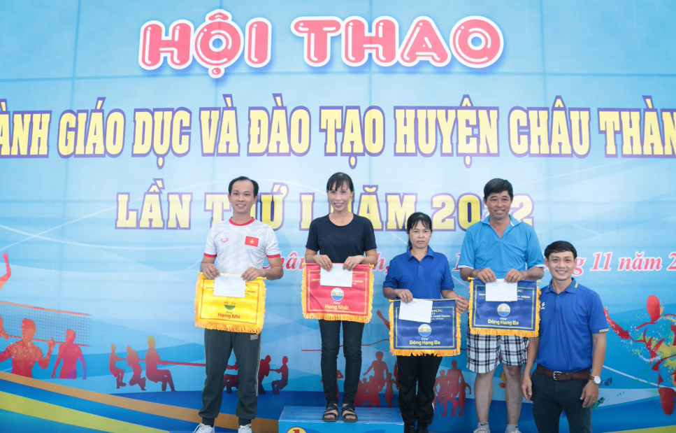 Sôi nổi Hội thao ngành Giáo đục và Đào tạo huyện Châu Thành lần thứ I năm 2022