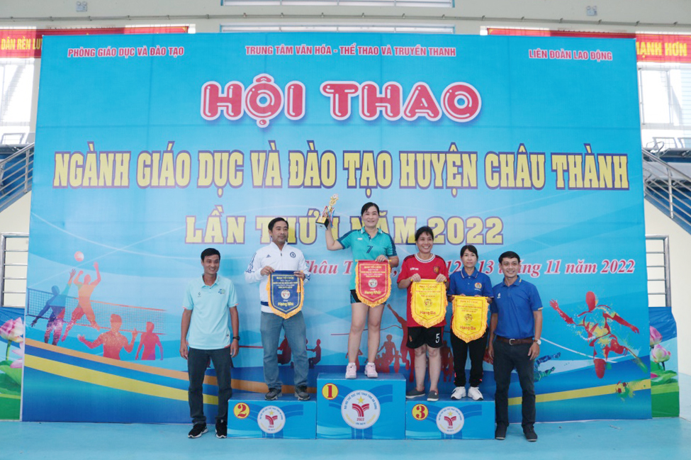 Sôi nổi Hội thao ngành Giáo đục và Đào tạo huyện Châu Thành lần thứ I năm 2022