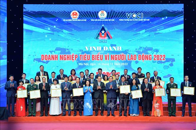 Vinh danh doanh nghiệp tiêu biểu vì người lao động