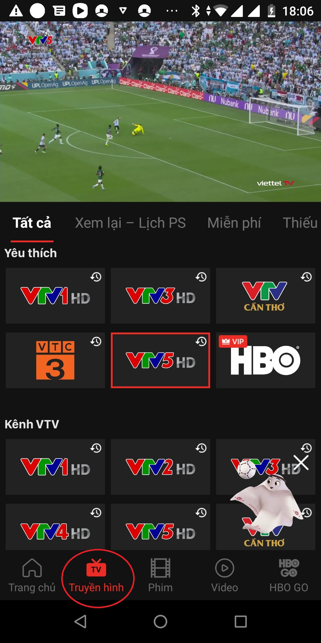 Cách xem World Cup 2022 trên điện thoại