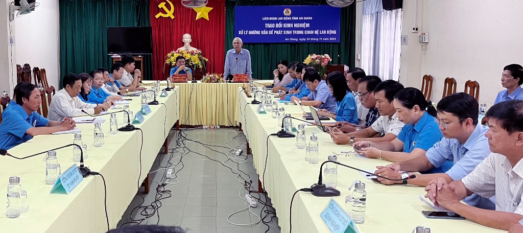 Công đoàn An Giang và TP. Hồ Chí Minh trao đổi kinh nghiệm xử lý những vấn đề phát sinh trong quan hệ lao động