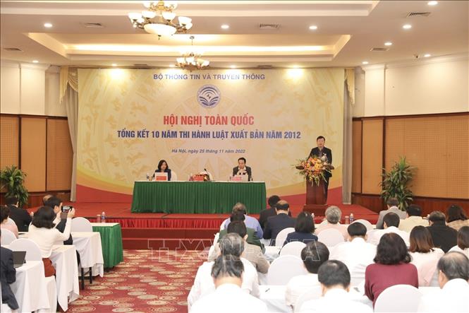 Tổng kết 10 năm thi hành Luật Xuất bản năm 2012