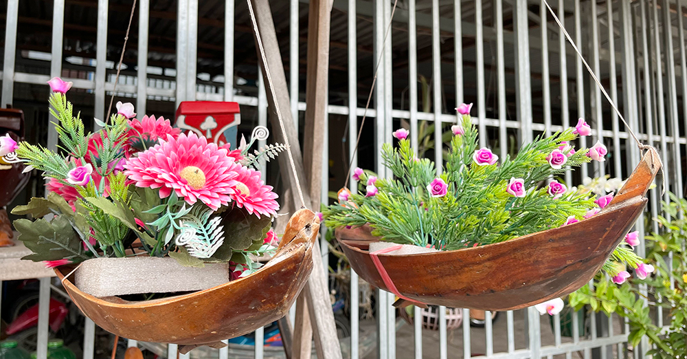 “Thu nhỏ” ghe, thuyền thành đồ mỹ nghệ