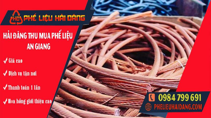 Phế liệu Hải Đăng chuyên thu mua phế liệu sắt, nhôm, đồng, inox tại An Giang với giá cao Thu mua phế liệu An Giang