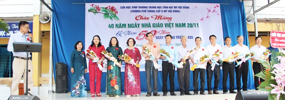 Kỷ niệm 50 năm Ngày thành lập Trường Trung học Tỉnh hạt Mỹ Hội Đông