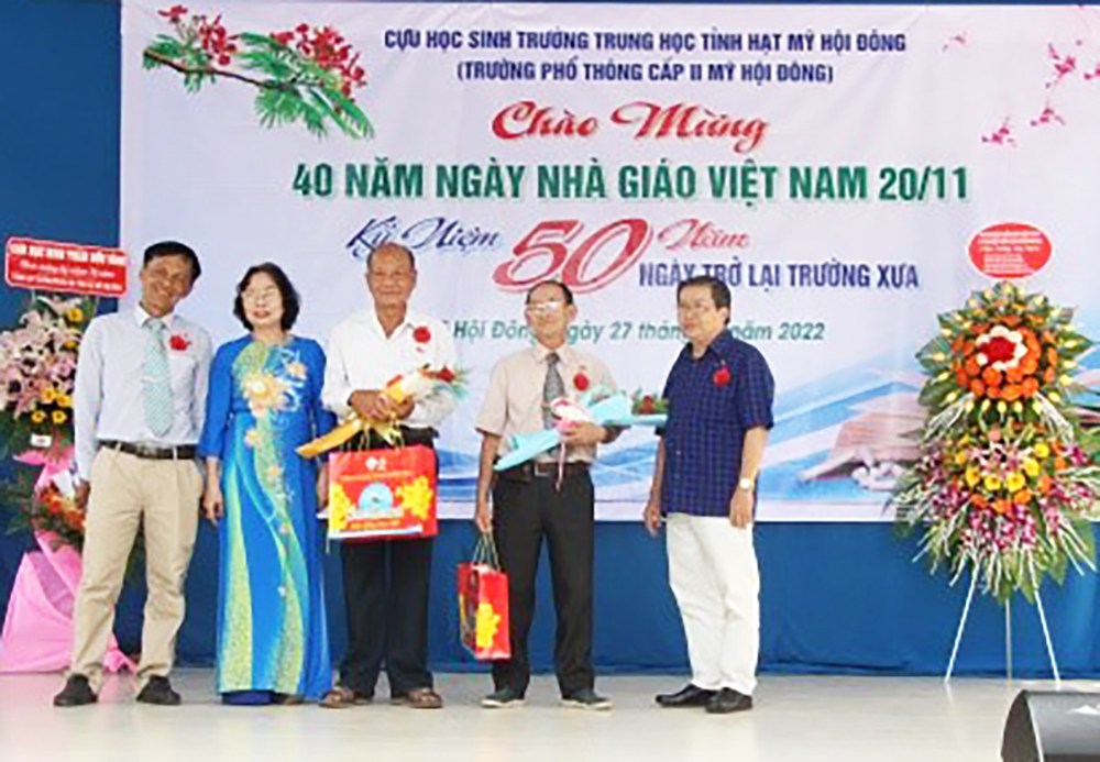 Kỷ niệm 50 năm Ngày thành lập Trường Trung học Tỉnh hạt Mỹ Hội Đông