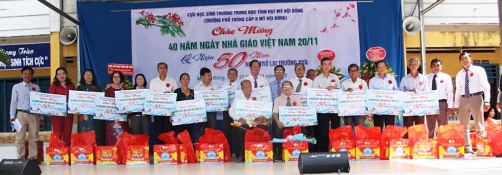 Kỷ niệm 50 năm Ngày thành lập Trường Trung học Tỉnh hạt Mỹ Hội Đông