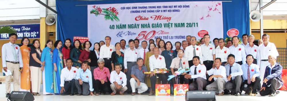 Kỷ niệm 50 năm Ngày thành lập Trường Trung học Tỉnh hạt Mỹ Hội Đông