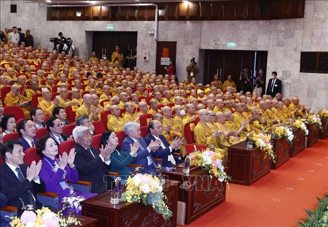 Chủ tịch nước dự Lễ khai mạc Đại hội Phật giáo toàn quốc lần thứ IX