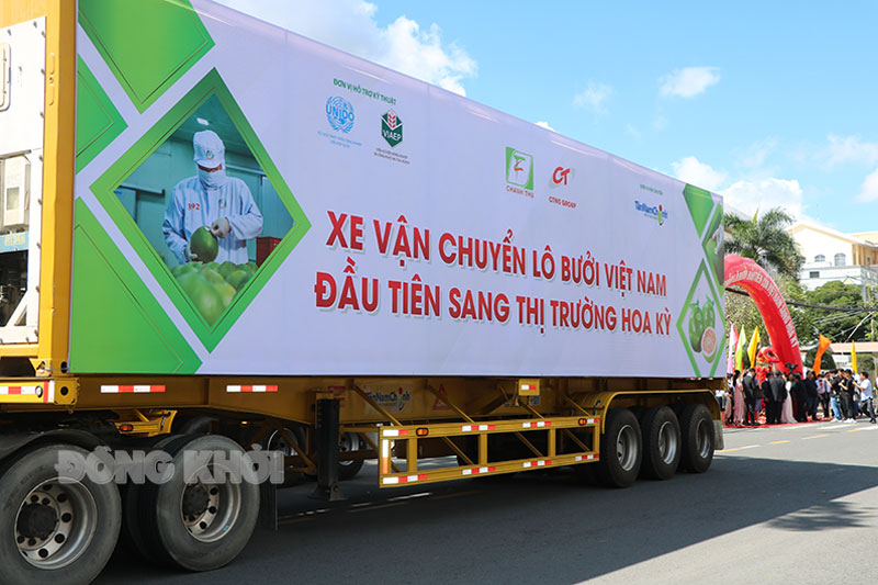 Bến Tre: Công bố xuất khẩu lô bưởi đầu tiên của Việt Nam sang thị trường Hoa Kỳ
