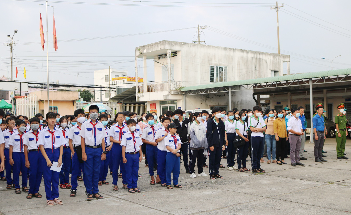 Châu Thành mít-tinh hưởng ứng Tháng hành động quốc gia phòng, chống HIV/AIDS năm 2022