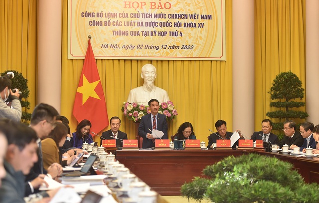Công bố Lệnh của Chủ tịch nước về 6 luật vừa được Quốc hội thông qua