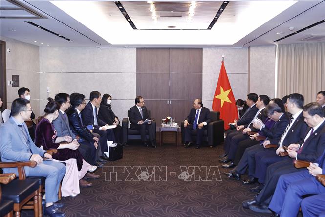 Chủ tịch nước tiếp lãnh đạo các tập đoàn hàng đầu Hàn Quốc