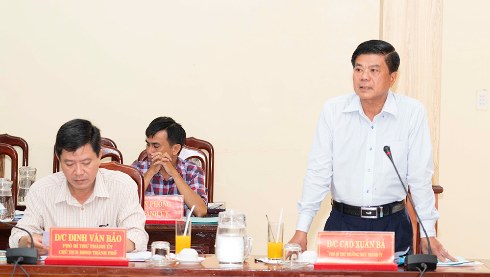 Bí thư Tỉnh ủy An Giang Lê Hồng Quang: TP. Châu Đốc đoàn kết, đồng lòng, phát huy lợi thế để phát triển nhanh, bền vững