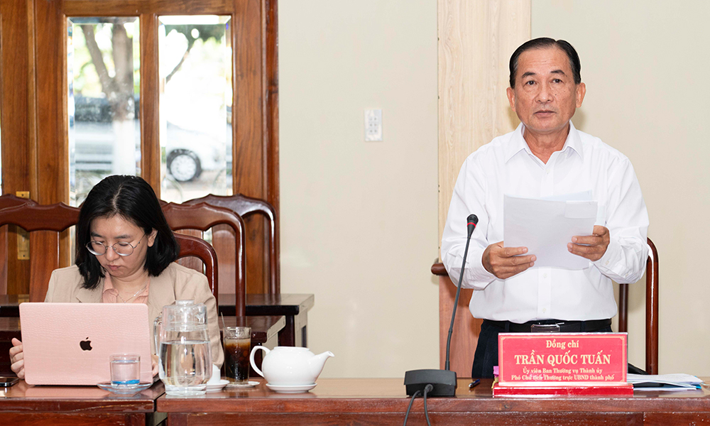 Bí thư Tỉnh ủy An Giang Lê Hồng Quang: TP. Châu Đốc đoàn kết, đồng lòng, phát huy lợi thế để phát triển nhanh, bền vững