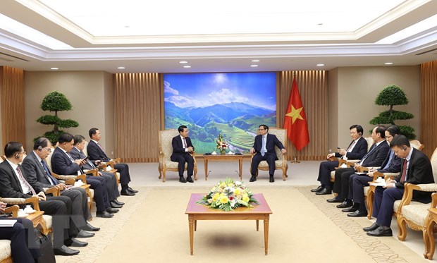 Thủ tướng Phạm Minh Chính tiếp Phó Thủ tướng, Bộ trưởng Ngoại giao Lào