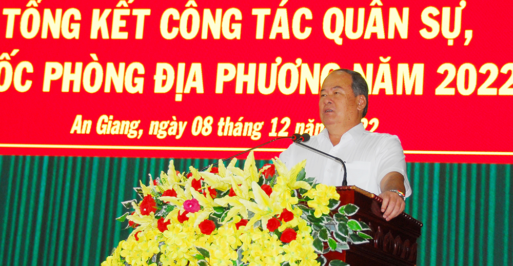 Bộ Chỉ huy Quân sự tỉnh An Giang tổng kết công tác quân sự, quốc phòng địa phương